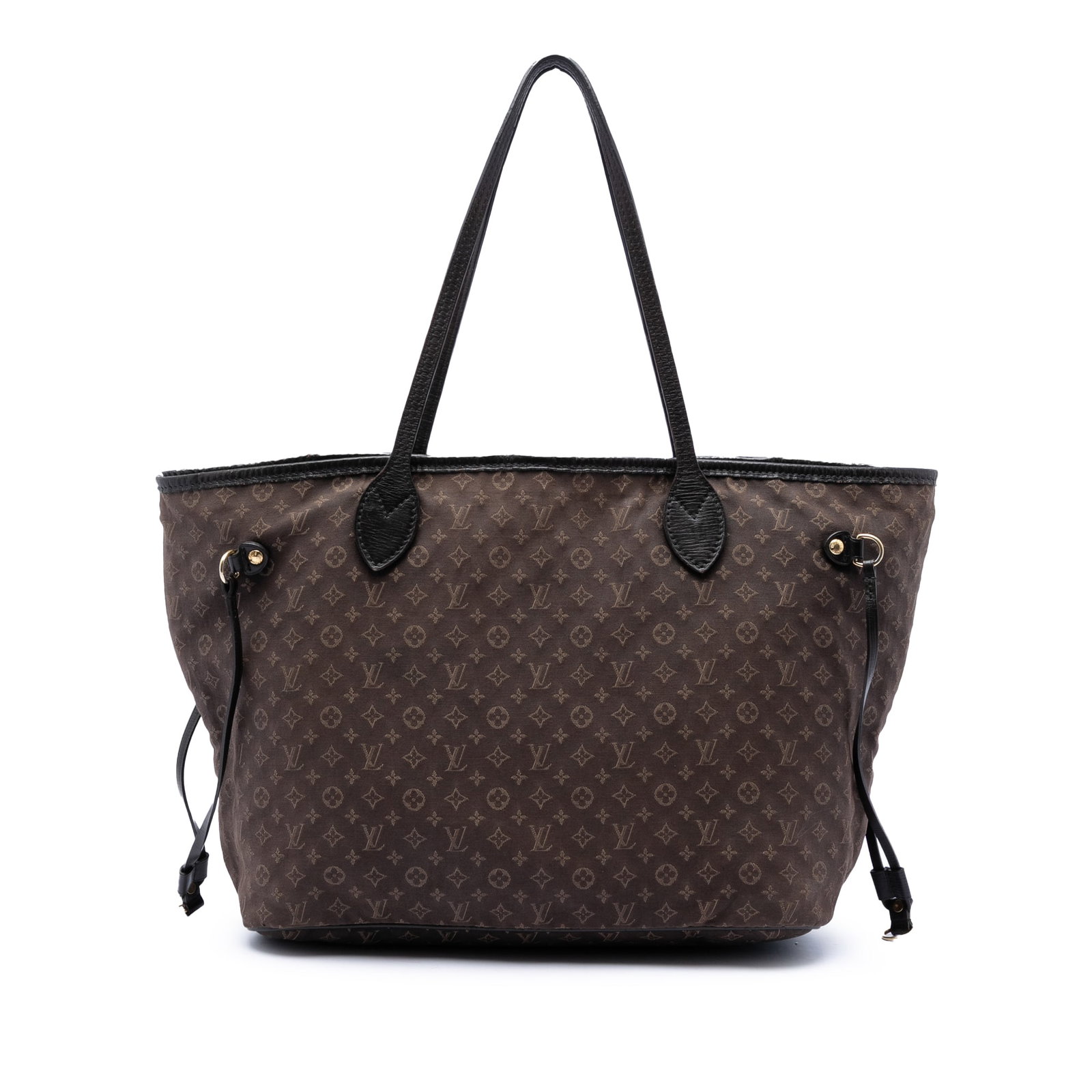 Louis Vuitton Neverfull MM Monogram Idylle Brown Tote Bag: Louis Vuitton Neverfull MM Monogram Idylle Brown Tote Bag Louis Vuitton Monogram Idylle Neverfull MM tote bag with a canvas body, leather trim, flat leather handles, top lobster claw clasp closure, an