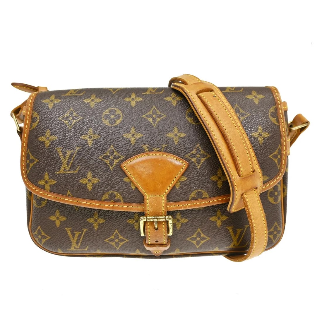 Louis Vuitton Sologne shoulder bag in brown monogram canvas: Louis Vuitton Sologne shoulder bag in brown monogram canvas Louis Vuitton Sologne shoulder bag in brown monogram canvas. This women's bag is made in France and is presented in good condition, showing 