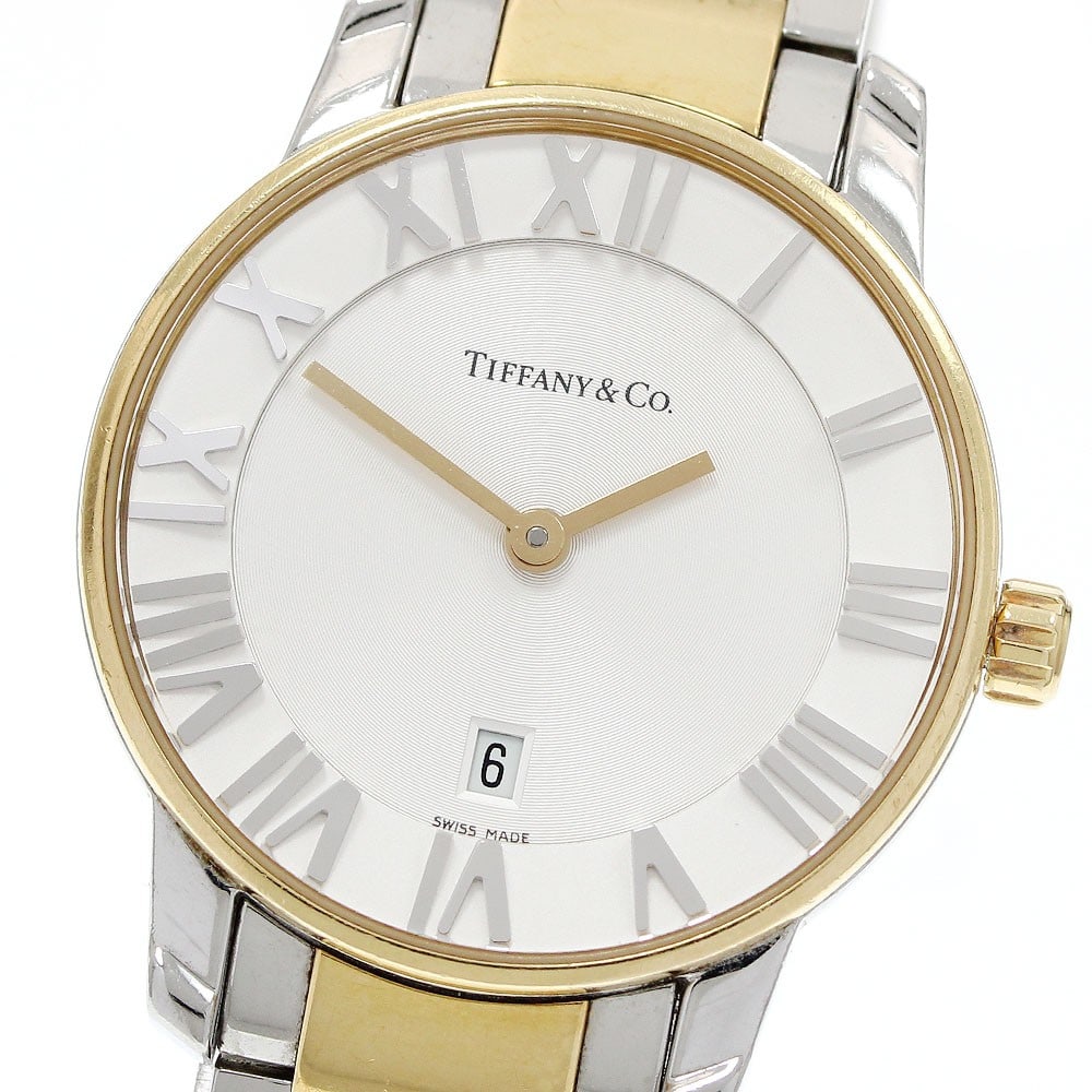 Tiffany Atlas Dome Quartz Ladies Date Watch 29mm (1 of 6)