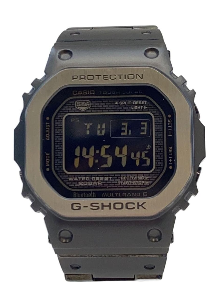 Casio G Shock Black GMW-B5000MB-1JF Wristwatch: Casio G Shock Black GMW-B5000MB-1JF Wristwatch This CASIO G-SHOCK GMW-B5000MB-1JF men's wristwatch features a black case and band, offering a durable and stylish accessory. The watch is pre-owned and 