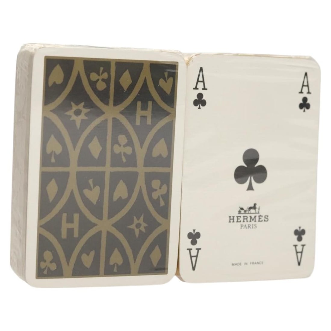 Beige Paper Playing Cards HERMES with Box Auth 126321 (1 of 6)