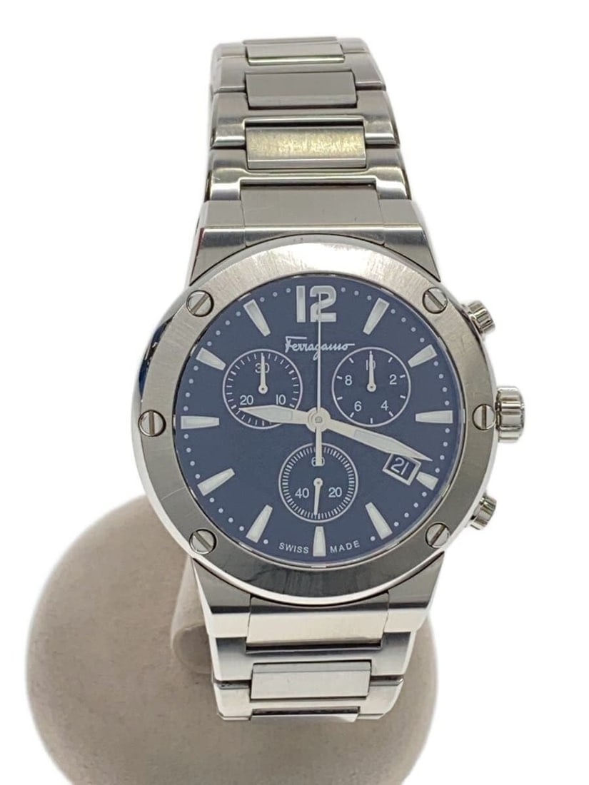 Mens Quartz Chronograph Wristwatch Salvatore Ferragamo F-80 (1 of 7)