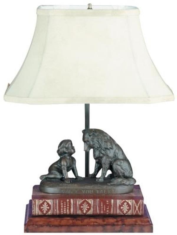 Hand-Painted Table Lamp with Linen Shade in White Ebony: Hand-Painted Table Lamp with Linen Shade in White Ebony This item is made at time of order. Please allow 42 to 70 days for production. Illuminate your space with this exquisite hand-painted table lamp