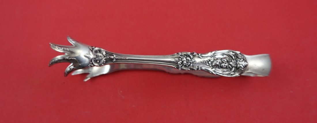 Reed and Barton Francis I Old Sterling Silver Sugar Tong Rare 5 Inch (1 of 2)