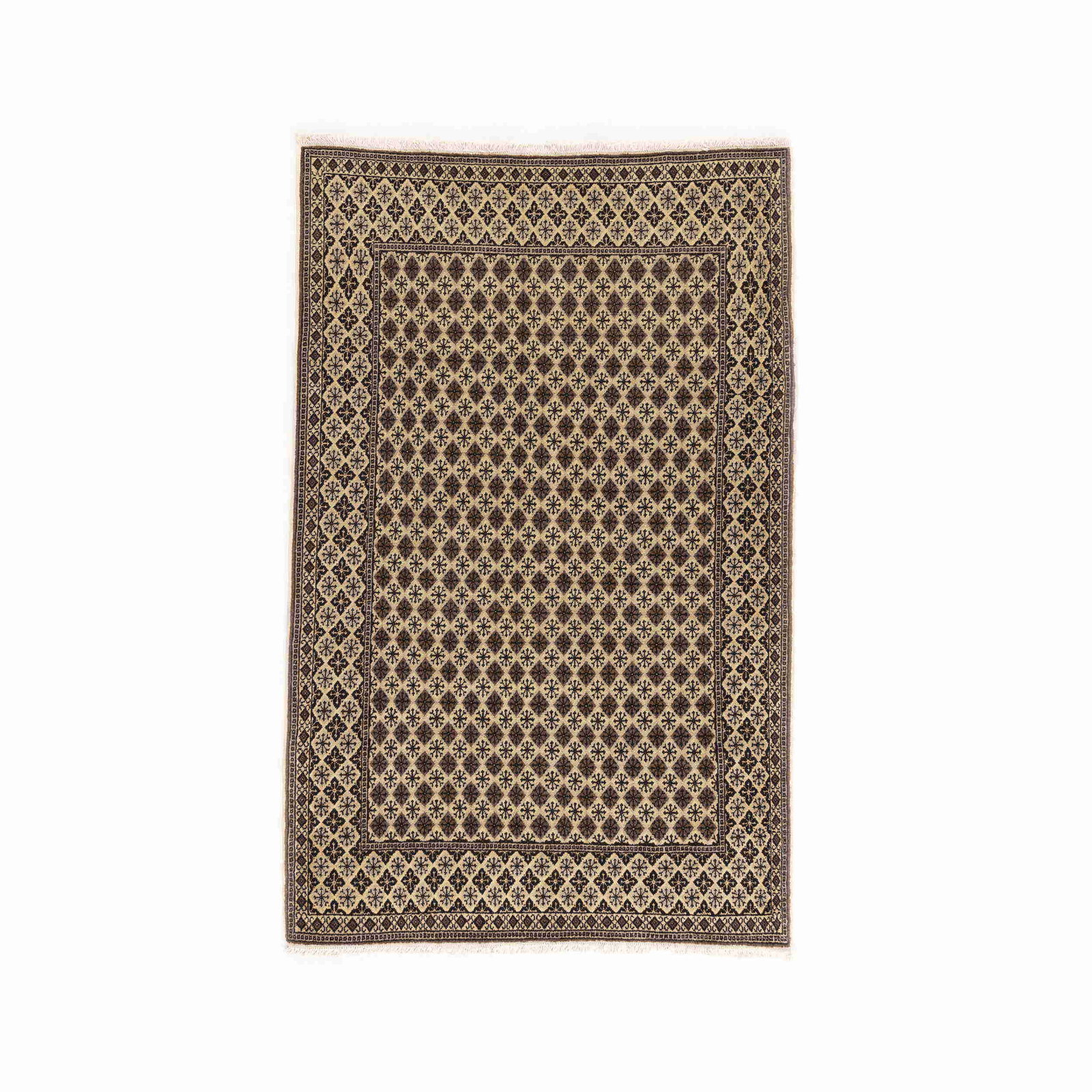 Authentic Handmade Kayseri Carpet Wool on Cotton 56.3 x 87.8: Authentic Handmade Kayseri Carpet Wool on Cotton 56.3 x 87.8 Discover the beauty of this authentic handmade Kayseri carpet, crafted with meticulous attention to detail. Made from high-quality wool on 