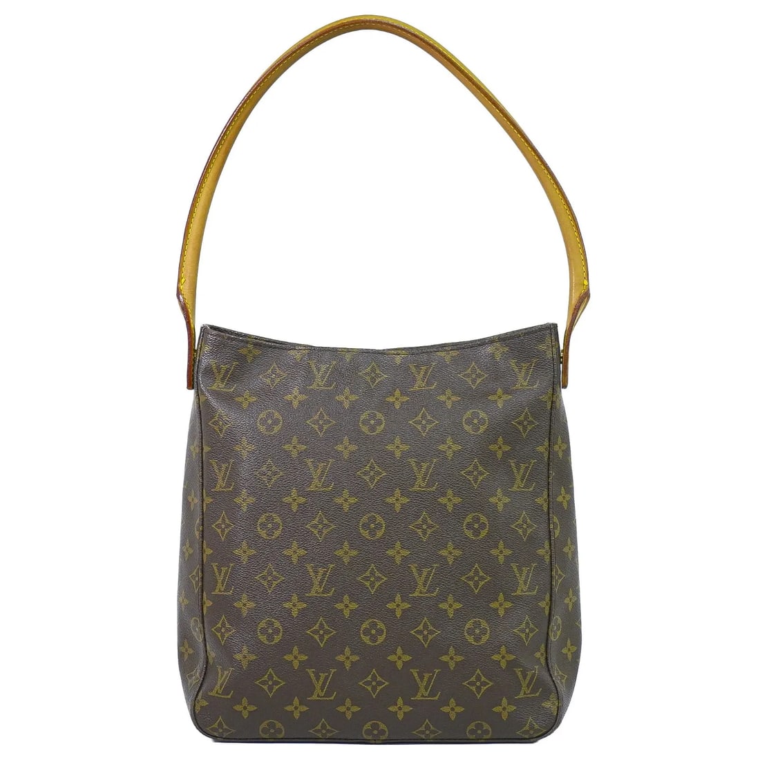 Louis Vuitton Monogram Looping shoulder bag in brown canvas: Louis Vuitton Monogram Looping shoulder bag in brown canvas Louis Vuitton Monogram Looping handbag in brown canvas. Made in France, this piece features the classic Monogram design and is presented in 