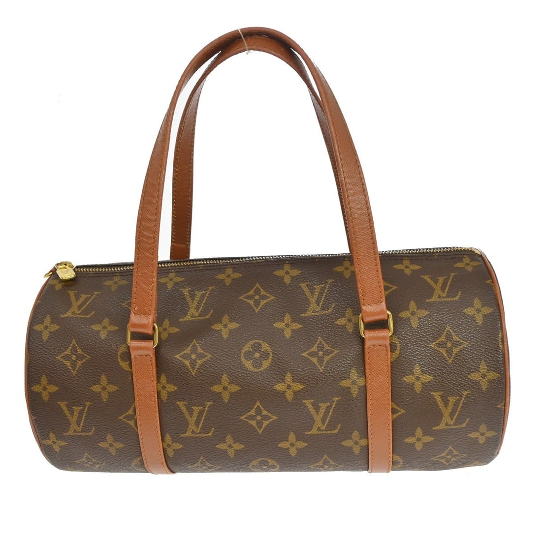 Louis Vuitton Papillon 30 Monogram Canvas Vintage Handbag M51365: Louis Vuitton Papillon 30 Monogram Canvas Vintage Handbag M51365 Vintage Louis Vuitton Papillon 30 handbag in brown Monogram canvas with leather double handles and a zip closure. Made in France, this 