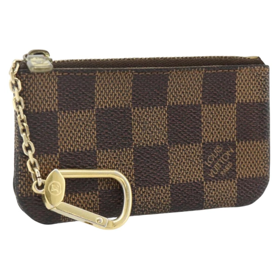 Louis Vuitton Damier Ebene coin purse N62658 Spain: Louis Vuitton Damier Ebene coin purse N62658 Spain This Louis Vuitton Damier Ebene Pochette Cles coin purse is crafted from signature Damier Ebene canvas and features a compact design ideal for carryi