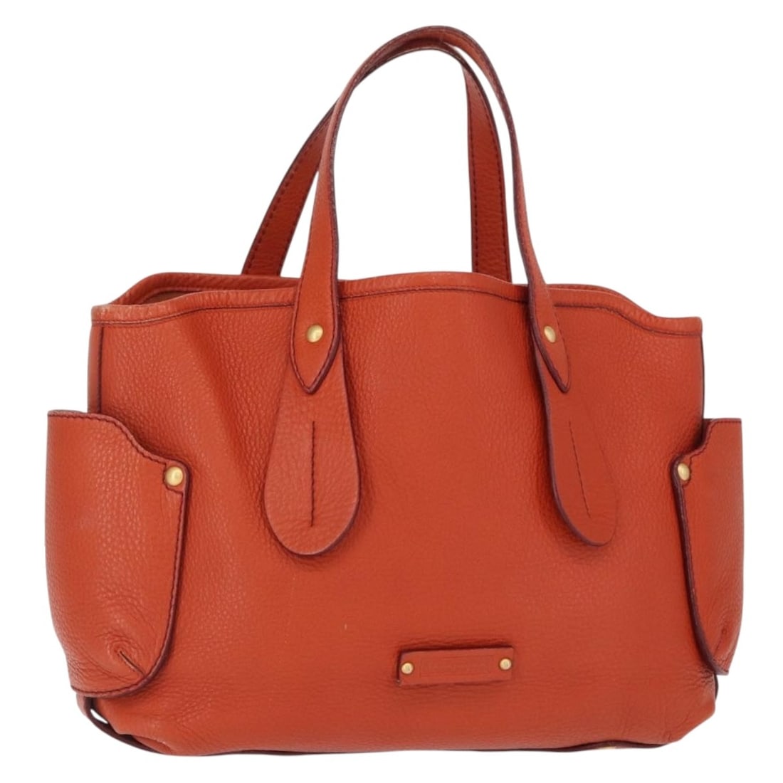 Salvatore Ferragamo Leather Tote Handbag Orange Gold Italy: Salvatore Ferragamo Leather Tote Handbag Orange Gold Italy Salvatore Ferragamo tote bag in orange and gold leather, made in Italy. This women's bag is offered with the item shown only; item box and du