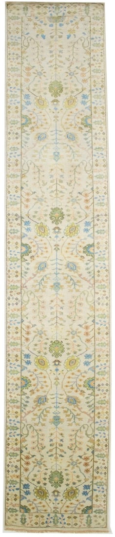 Handmade Wool Floral Chobi Runner Rug 2'8 x 13'10: Handmade Wool Floral Chobi Runner Rug 2'8 x 13'10 Enhance your space with this exquisite handmade Tree of Life Floral Chobi Oriental Runner Rug. Measuring 2'8" x 13'10", this runner features a stunnin
