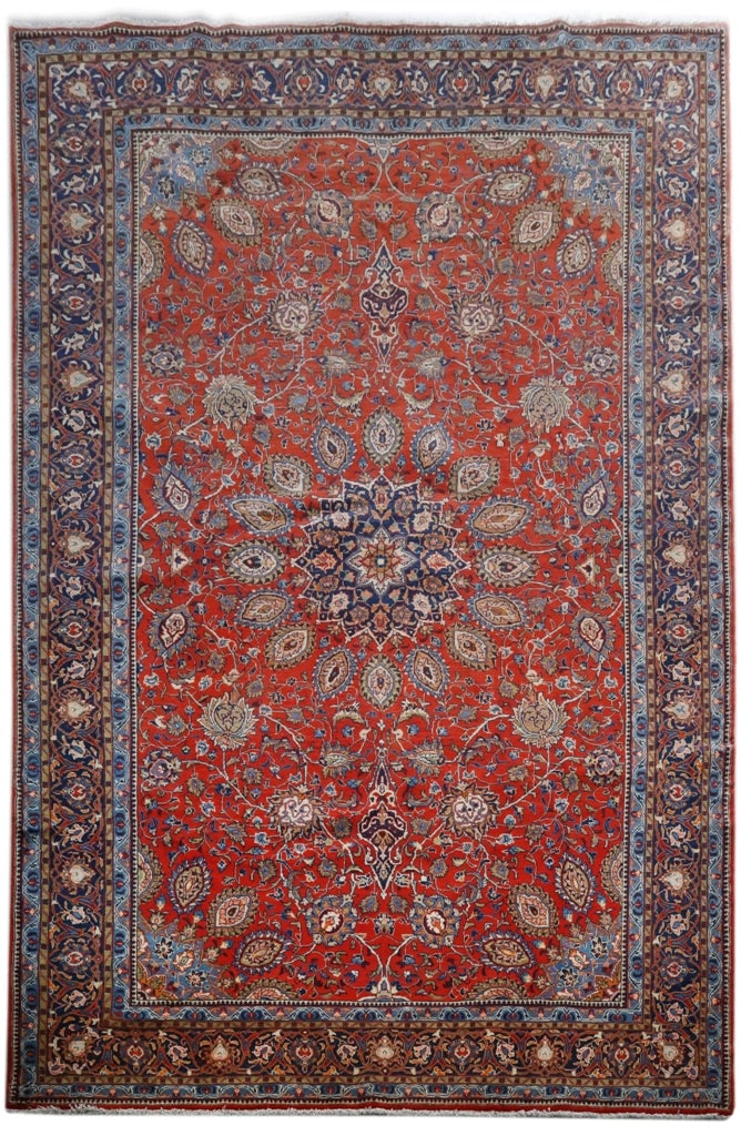 Authentic Persian Mahal Sarouk Rug 10'2 x 15'6 Handcrafted: Authentic Persian Mahal Sarouk Rug 10'2 x 15'6 Handcrafted Free continental US Shipping Enhance your living space with this stunning 10.2 x 15.6 Authentic Persian Mahal Sarouk Large Rug. Handcrafted b