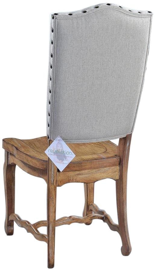 Glendale Chair Transitional Design with Curved Back in Beachwood Finish (1 of 6)