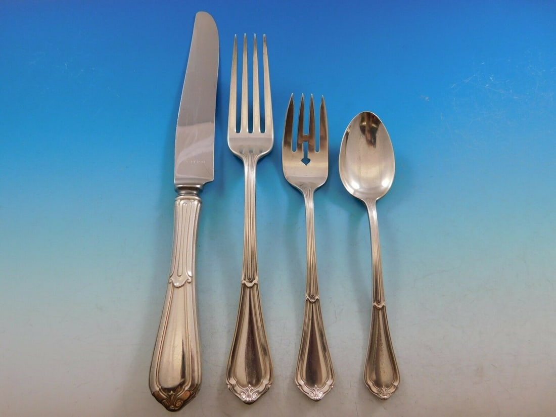 La Salle Sterling Silver 4-Piece Dinner Setting by Dominick & Haff (1 of 6)