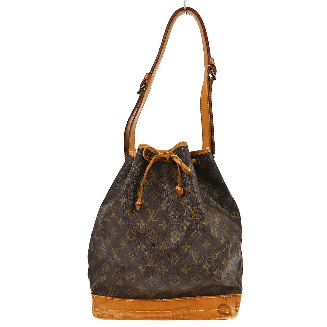 Louis Vuitton Noe Monogram Canvas Shoulder Bag Drawstring M42224 (1 of 15)