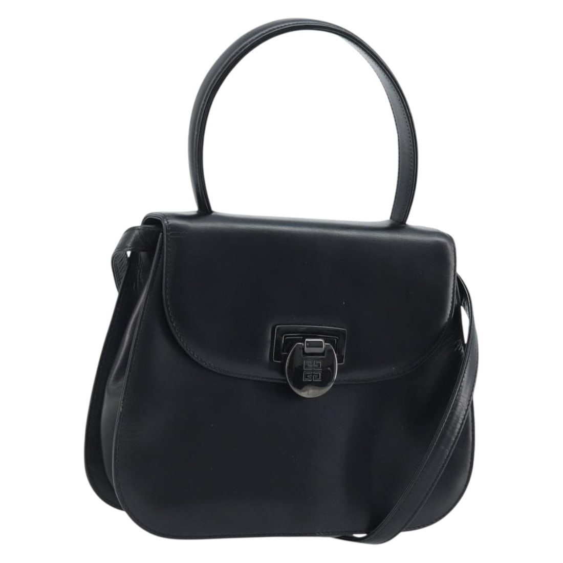 Givenchy Black Leather Convertible Handbag with Shoulder Strap (1 of 18)