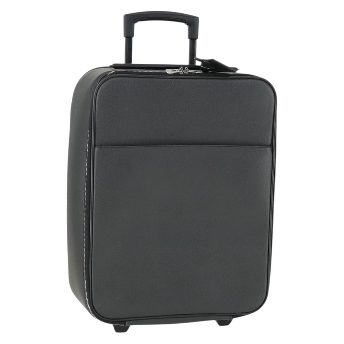 Taiga Leather Louis Vuitton Pegas 45 Ardoise Suitcase M23302: Taiga Leather Louis Vuitton Pegas 45 Ardoise Suitcase M23302 This Louis Vuitton Pegas 45 suitcase is crafted from Ardoise-colored Taiga leather, featuring a name tag accessory. It measures approximate
