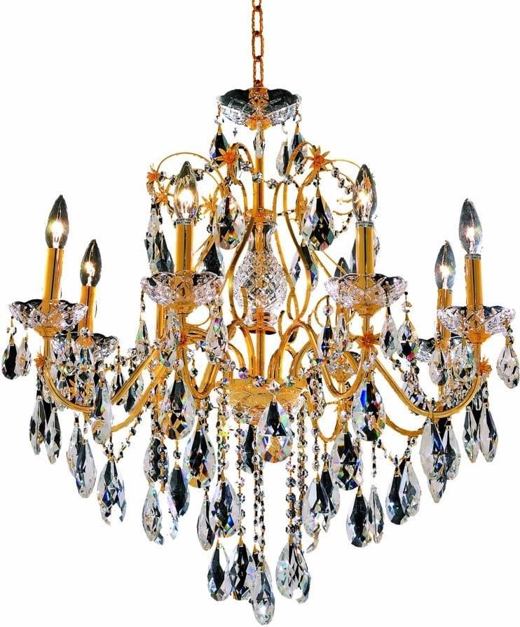 Elegant Lighting St Francis Royal Cut Crystal Bowl Chandelier 8-Light (1 of 1)
