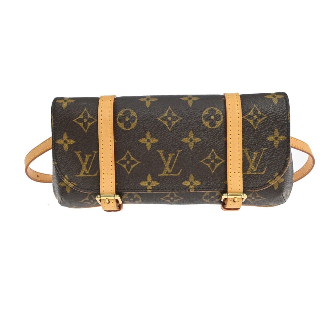 Louis Vuitton Marelle Monogram Belt Bag M51159 France: Louis Vuitton Marelle Monogram Belt Bag M51159 France Vintage Louis Vuitton Pochette Marelle belt bum bag in brown Monogram canvas with leather trim and a beige belt strap. This women's bag features a