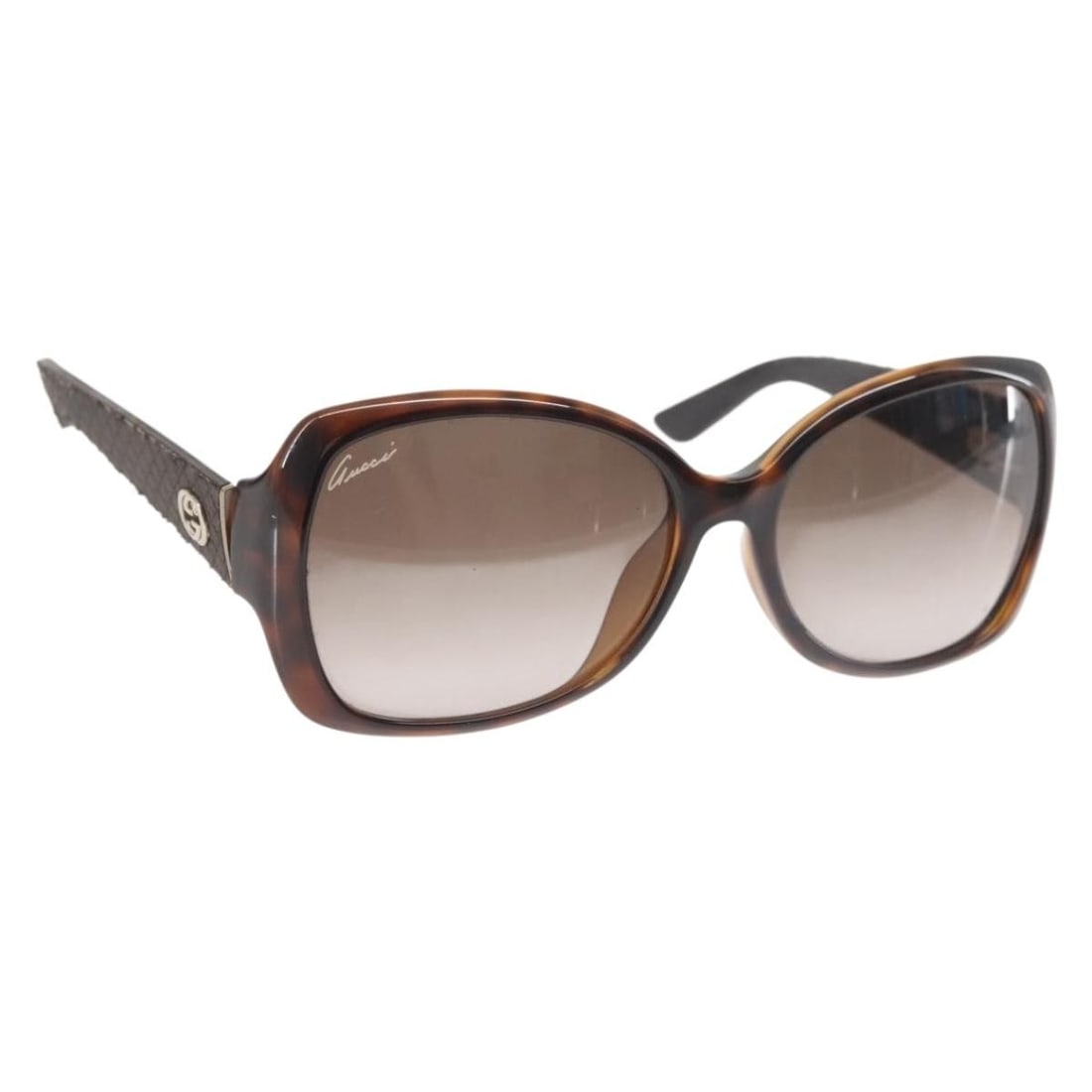 Gucci Brown Plastic Womens Sunglasses with Case (1 of 11)
