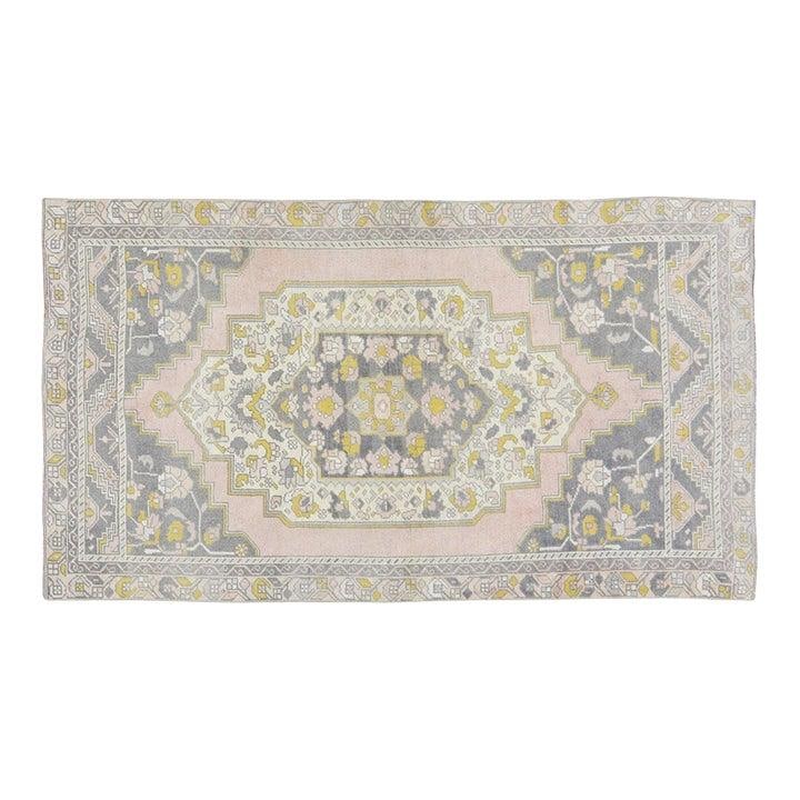 Blush Wool Hand Knotted Anatolian Area Rug 4'1" x 7'4" (1 of 4)