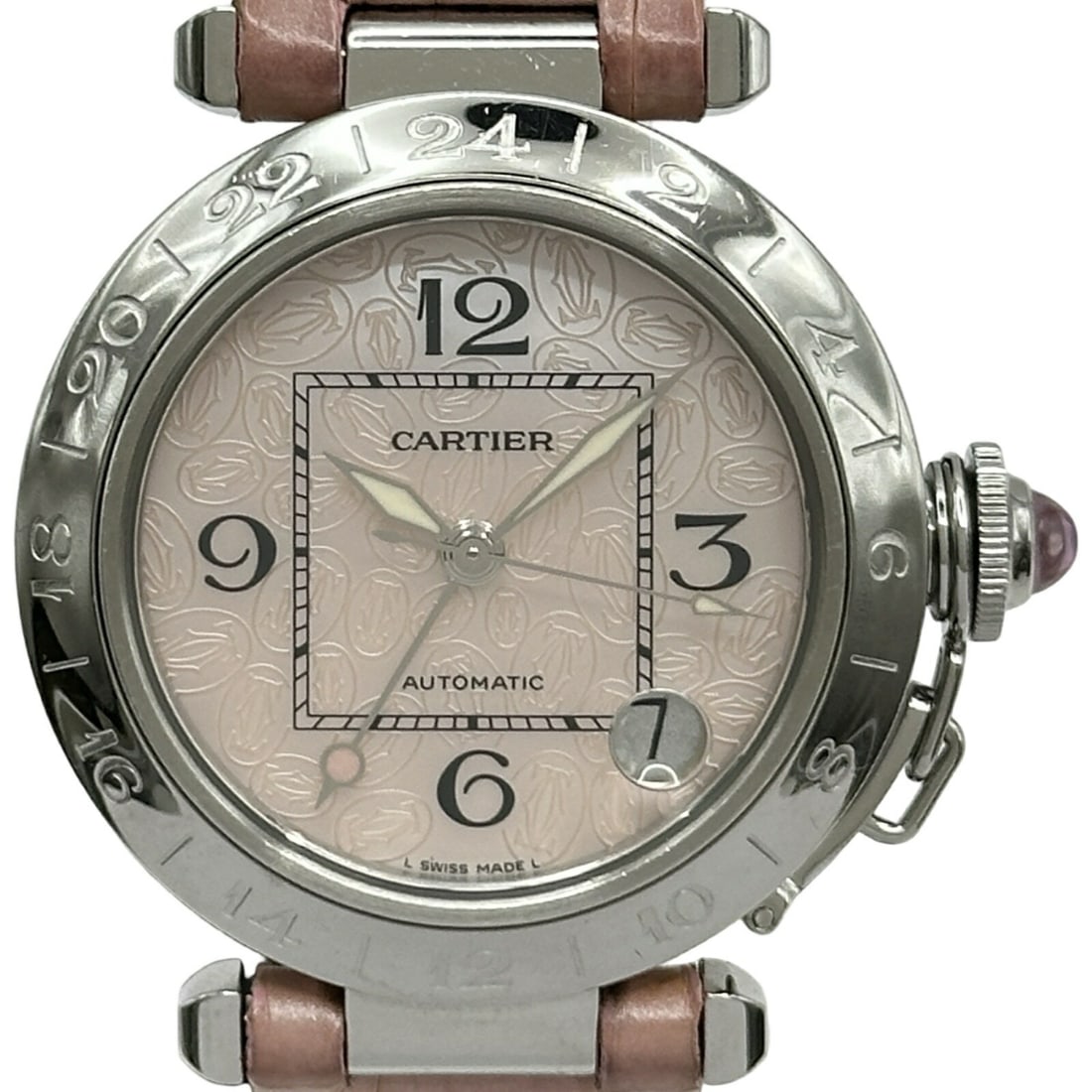 Cartier W3107099 Pasha C Meridian automatic wristwatch pink limited edition (1 of 16)