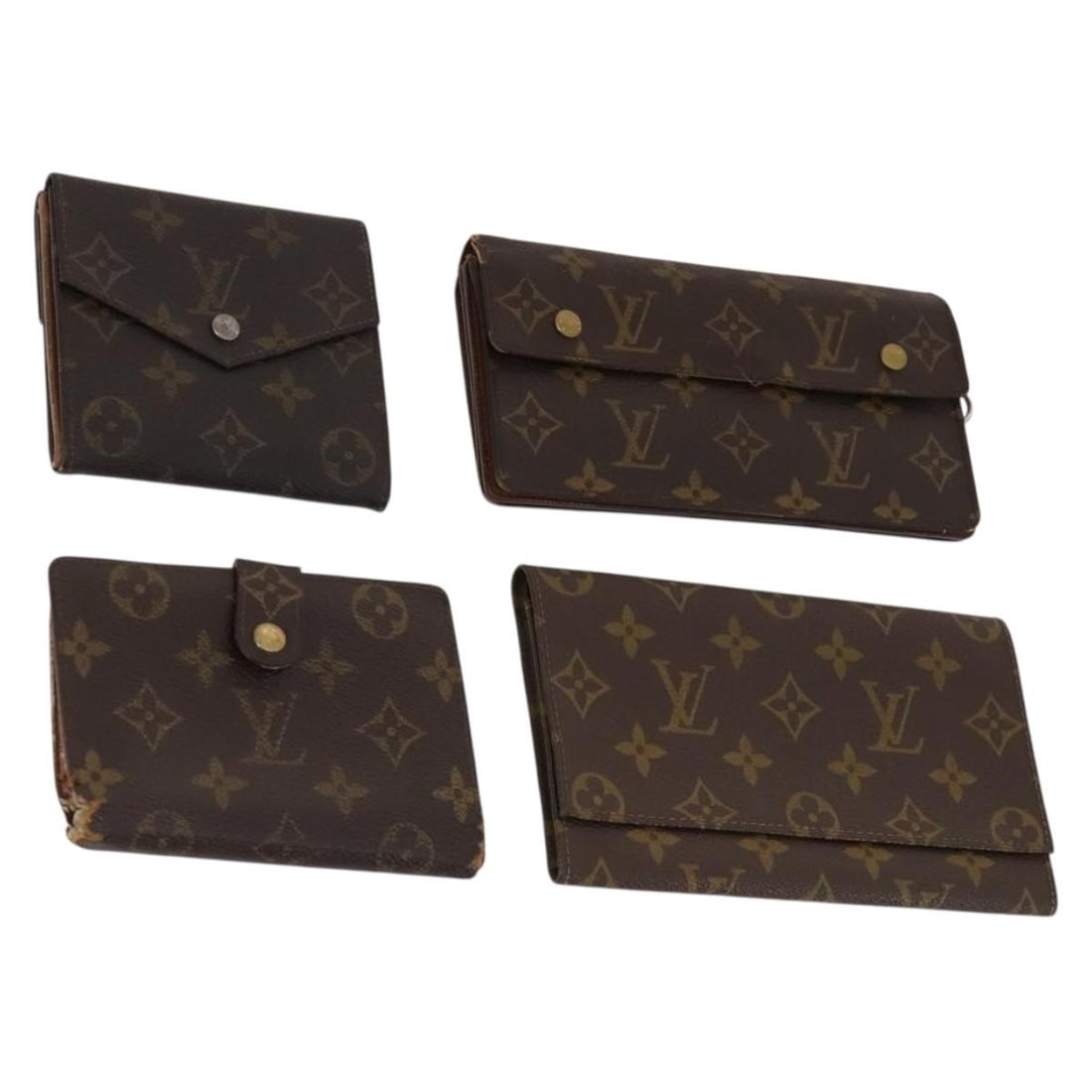 Set of 4 Monogram Canvas Wallets by Louis Vuitton (1 of 18)