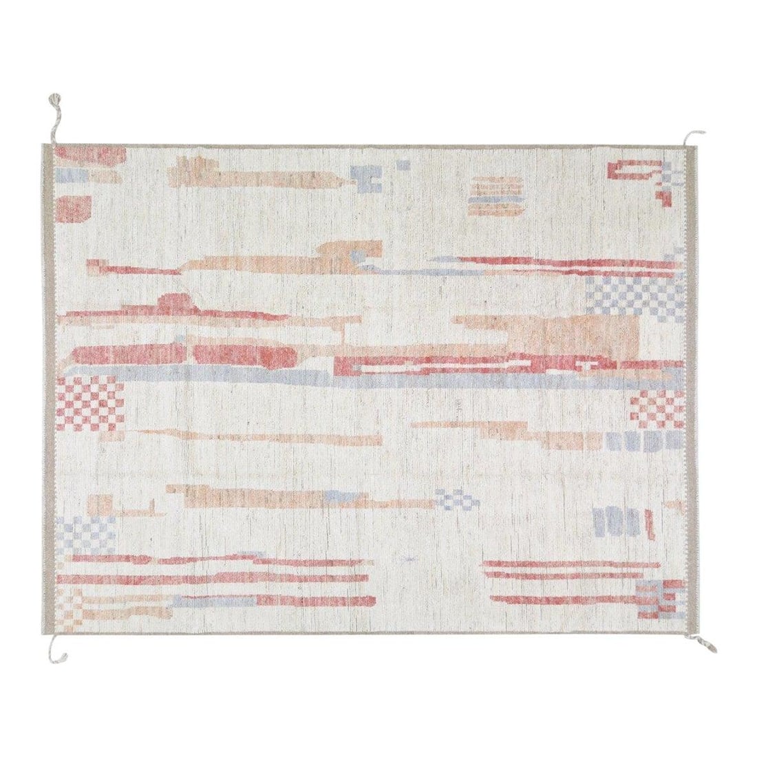 9x12 Wool Area Rug Hand Knotted Moroccan Style Beige: 9x12 Wool Area Rug Hand Knotted Moroccan Style Beige This Moroccan hand-knotted wool rug is crafted using traditional rug-making techniques, blending timeless artistry with modern design. Its soft, du