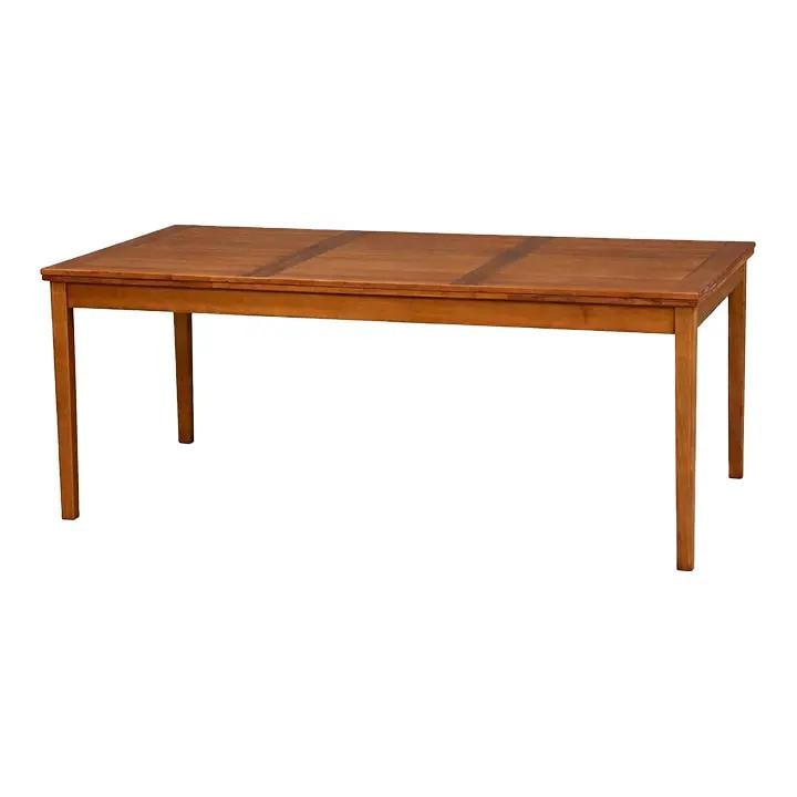 Ansager Mobler Danish Cherry Draw Leaf Dining Table 72 to 111.5: Ansager Mobler Danish Cherry Draw Leaf Dining Table 72 to 111.5 This mid-century modern dining table, crafted by Ansager Mobler in Denmark circa 1960s, features a cherry wood construction with a rich 