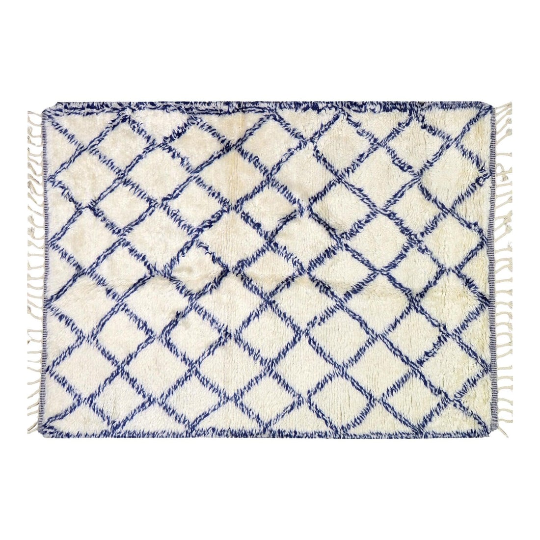 5x7 8 Moroccan Wool Hand Knotted Area Rug Beige: 5x7 8 Moroccan Wool Hand Knotted Area Rug Beige This Moroccan modern hand-knotted wool rug is crafted using traditional techniques, offering a blend of timeless artistry and contemporary design. Its s