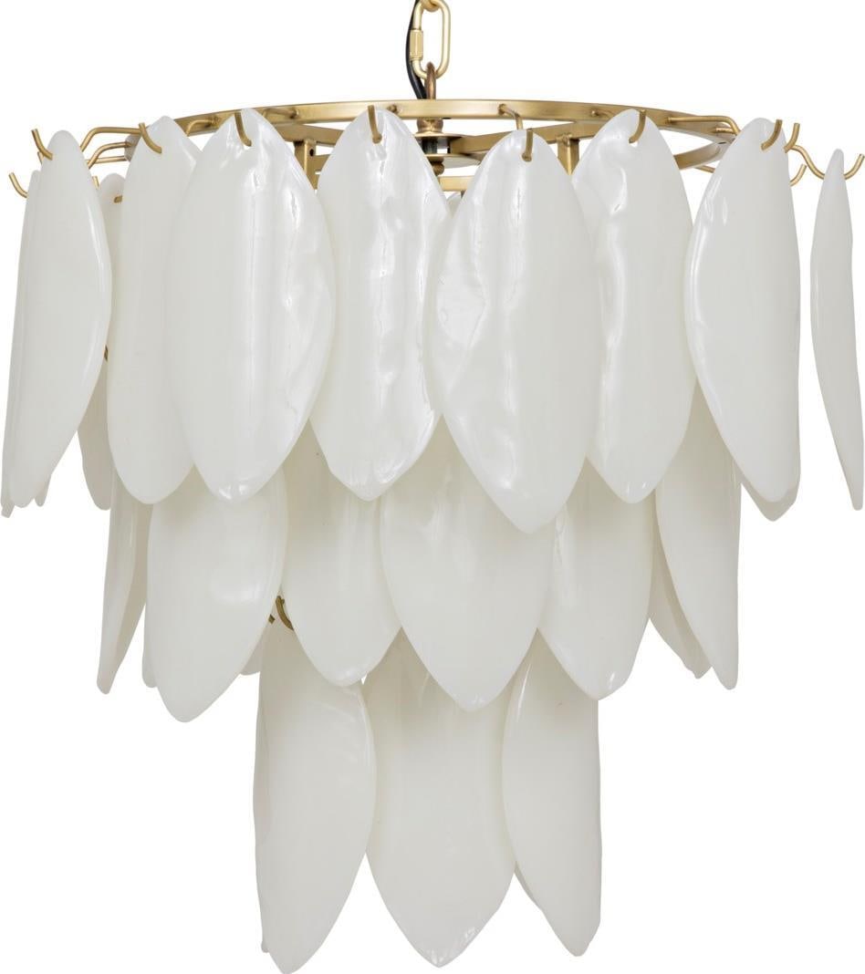 Noir Lotus Brass Bowl Chandelier 20 Inch (1 of 1)