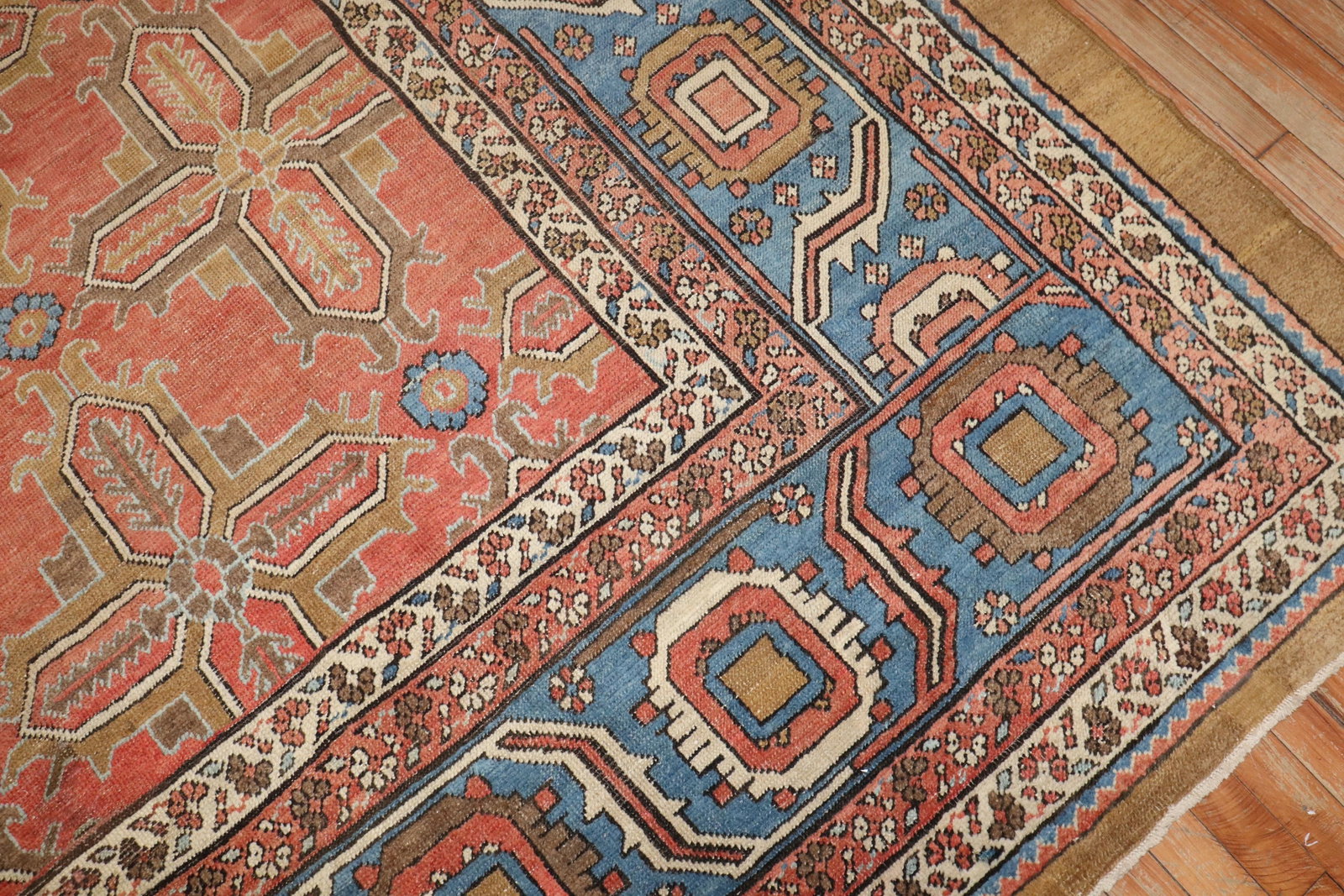 12'4'' x 14'7'' Antique Bakshaish Hand-Knotted Wool Carpet - 12