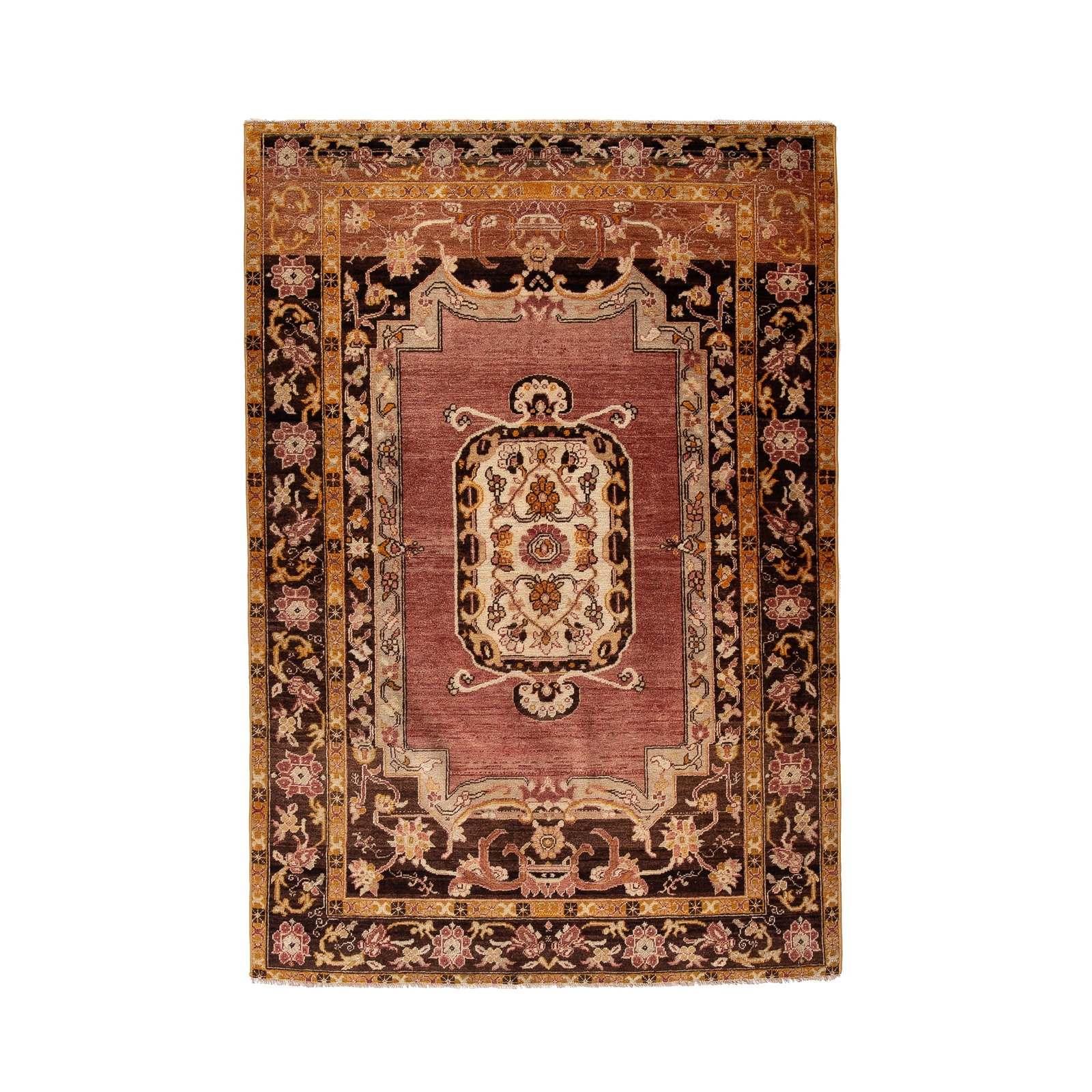 Authentic Handmade Anatolia Wool Carpet 53.9 x 76.8 Inches: Authentic Handmade Anatolia Wool Carpet 53.9 x 76.8 Inches This authentic handmade Anatolia carpet showcases exquisite craftsmanship, featuring a wool on wool construction that ensures durability and 