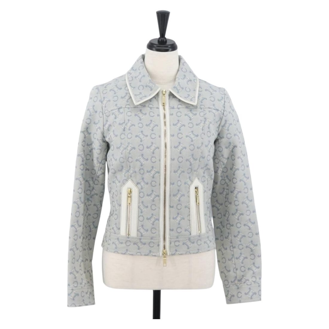 Women's Light Blue C Macadam Canvas Jacket by CELINE (1 of 18)