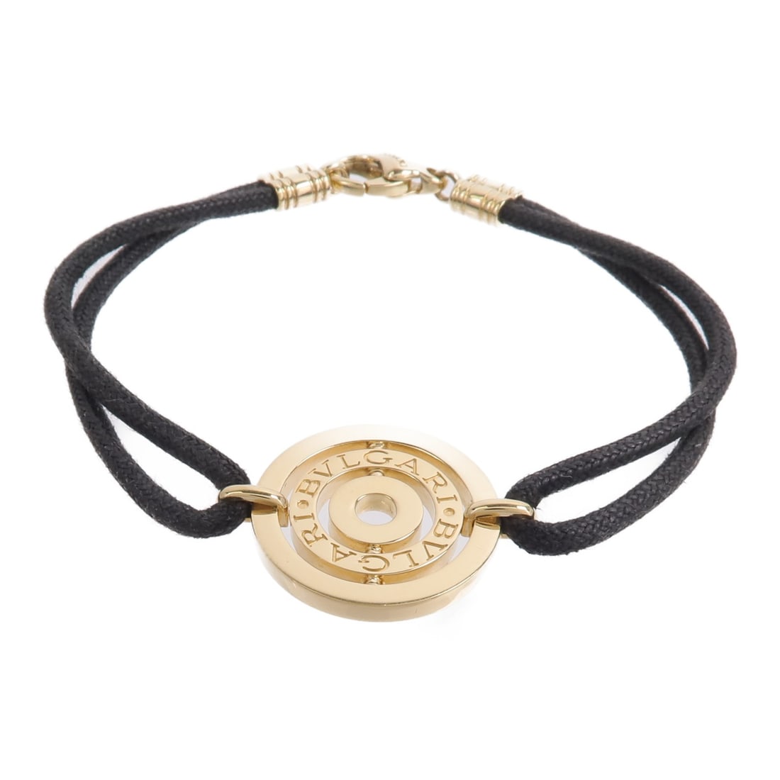 BVLGARI Astrale Cerchi 18K Yellow Gold Bracelet: BVLGARI Astrale Cerchi 18K Yellow Gold Bracelet This BVLGARI Astrale Cerchi bracelet is crafted from 18K yellow gold, designed for women. The bracelet features a distinctive black color accent and sho