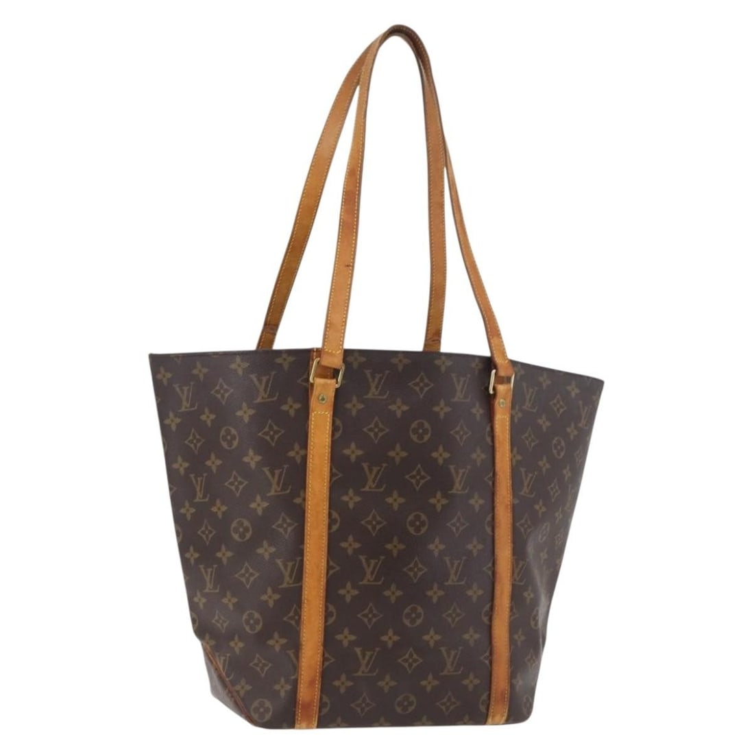 Louis Vuitton M51108 Sac Shopping Monogram Canvas Tote: Louis Vuitton M51108 Sac Shopping Monogram Canvas Tote Louis Vuitton Sac Shopping tote bag in Monogram canvas, model M51108, made in France. This women's tote is offered as the bag only, with no box o