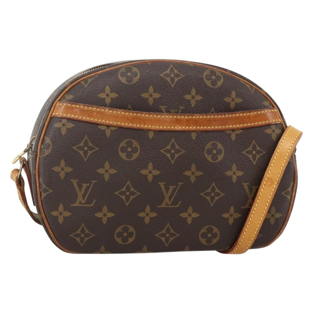 Louis Vuitton Blois Monogram Canvas Shoulder Bag M51221 France: Louis Vuitton Blois Monogram Canvas Shoulder Bag M51221 France This Louis Vuitton Monogram Blois Shoulder Bag, model M51221, is crafted from signature Monogram Canvas and features a classic monogram c