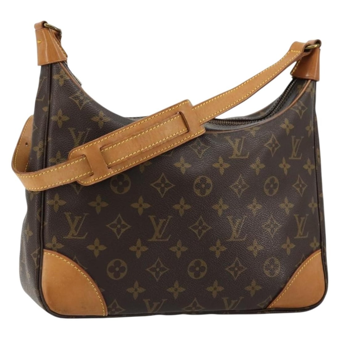 Louis Vuitton Boulogne 30 Monogram Canvas Shoulder Bag M51265: Louis Vuitton Boulogne 30 Monogram Canvas Shoulder Bag M51265 This Louis Vuitton Monogram Boulogne 30 shoulder bag features the iconic monogram canvas and is designed for women. The bag is crafted in 