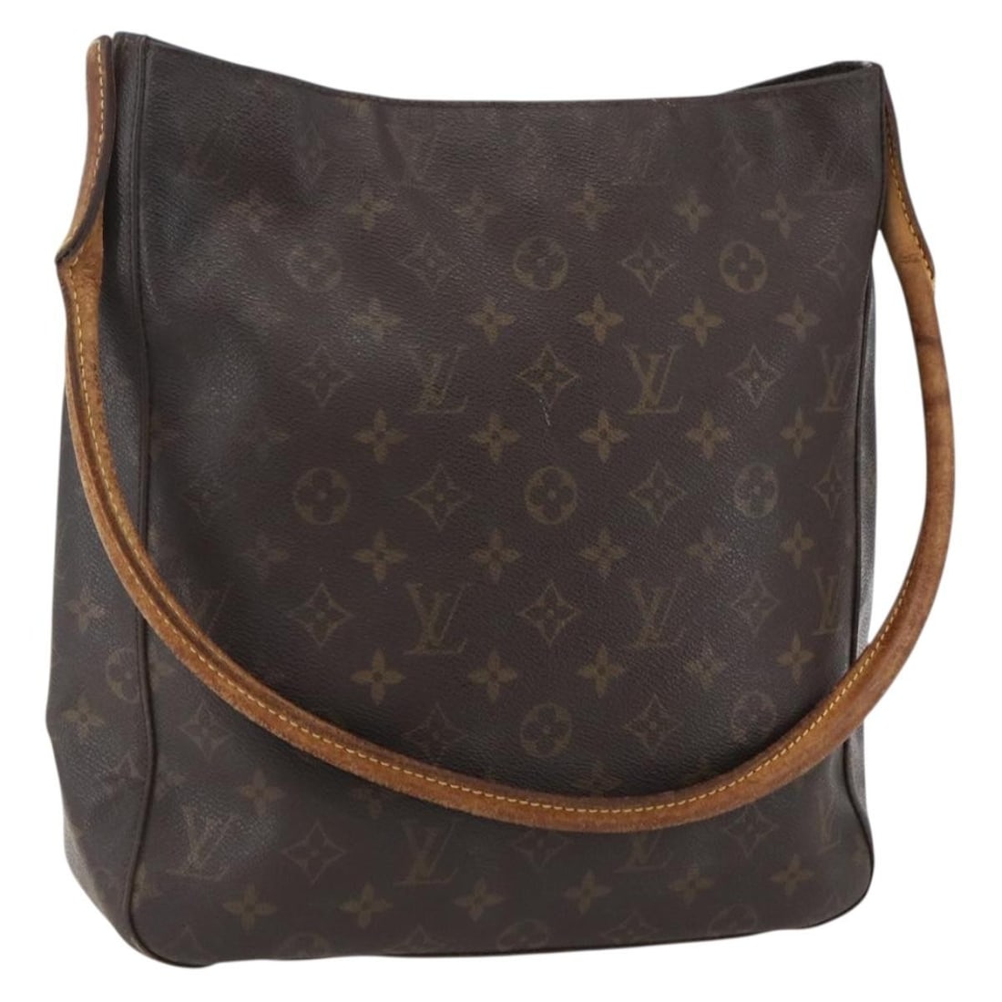 Monogram Canvas Looping GM Shoulder Bag by Louis Vuitton M51145: Monogram Canvas Looping GM Shoulder Bag by Louis Vuitton M51145 This is a Louis Vuitton Monogram Looping GM shoulder bag crafted from signature monogram canvas with a classic monogram color scheme. Th