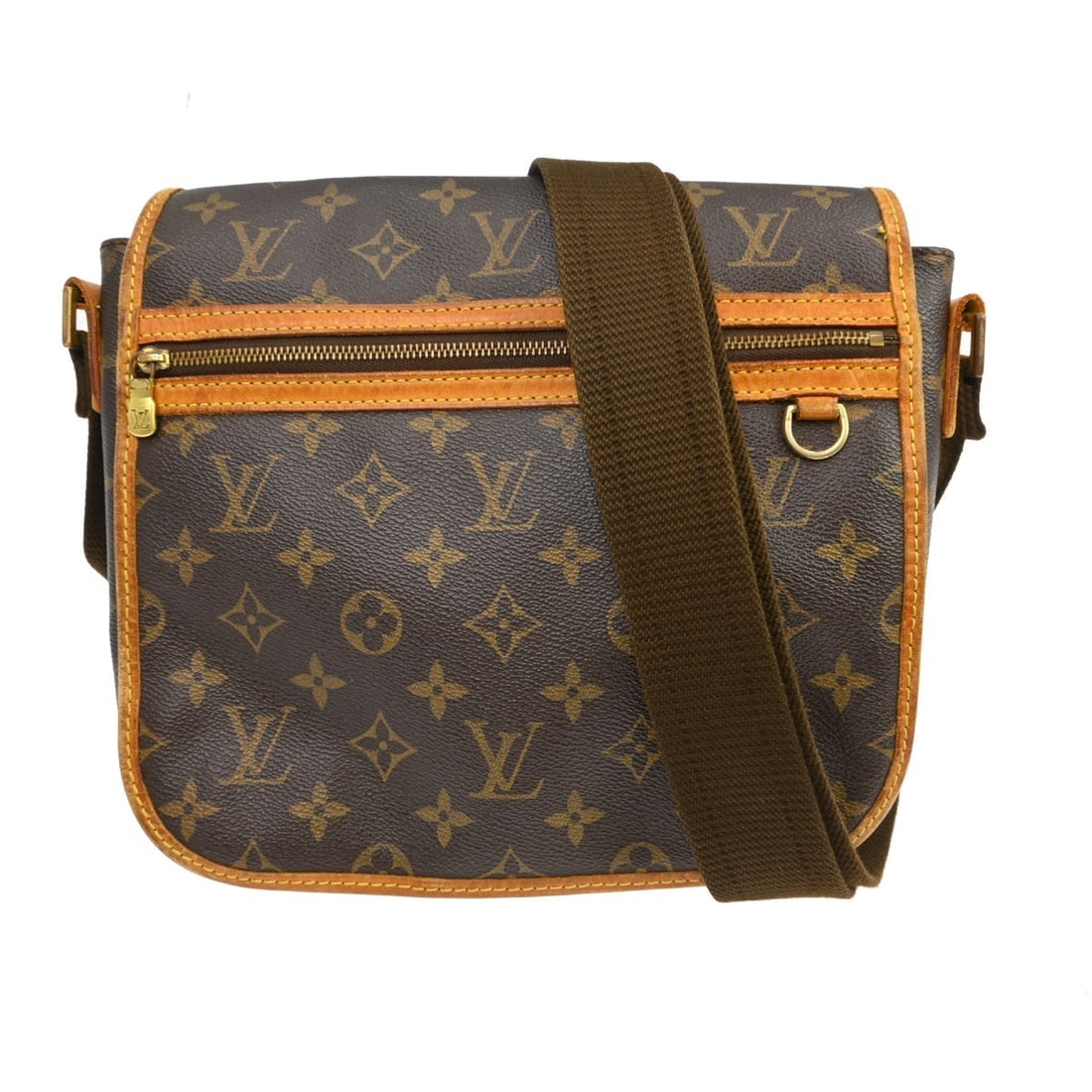 Louis Vuitton Bosphore PM Monogram Crossbody Messenger Bag M40106: Louis Vuitton Bosphore PM Monogram Crossbody Messenger Bag M40106 Vintage Louis Vuitton Bosphore PM messenger shoulder bag in brown monogram canvas and leather. This medium crossbody style features a 