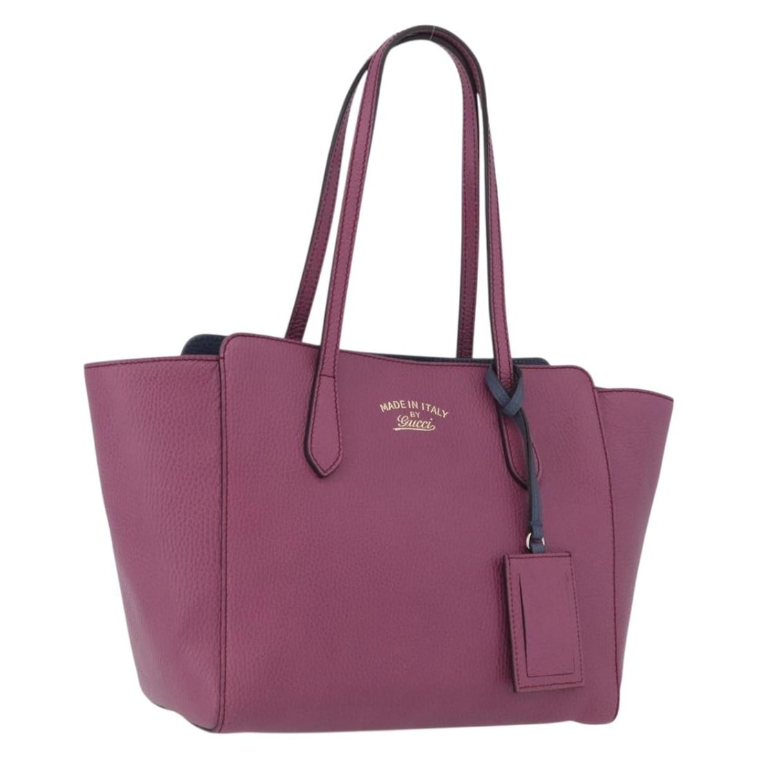 Gucci 354408 Womens Leather Tote Handbag Pink Gold: Gucci 354408 Womens Leather Tote Handbag Pink Gold Gucci tote bag in pink and gold leather, made in Italy. This women's bag has a structured everyday silhouette with dual handles and an open interior 