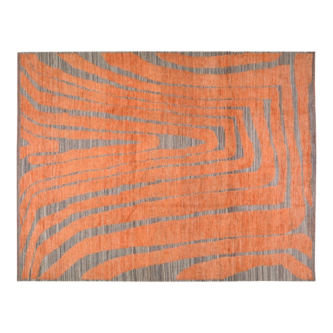 9'5 x 12'2 Wool Area Rug Hand Knotted Moroccan Design (1 of 6)