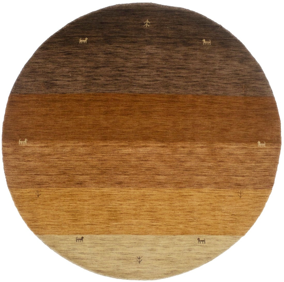 Hand-Loomed Wool Tribal Round Rug Multicolored Striped 6'0 Modern: Hand-Loomed Wool Tribal Round Rug Multicolored Striped 6'0 Modern Enhance your living space with this stunning hand-loomed tribal round rug, featuring a multicolored striped design that adds a modern 