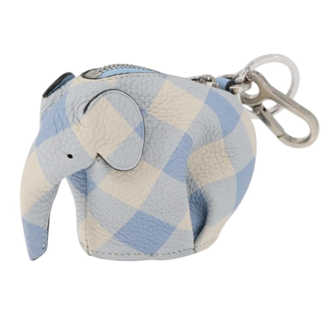 LOEWE Elephant Leather Bag Charm Light Blue Spain (1 of 18)