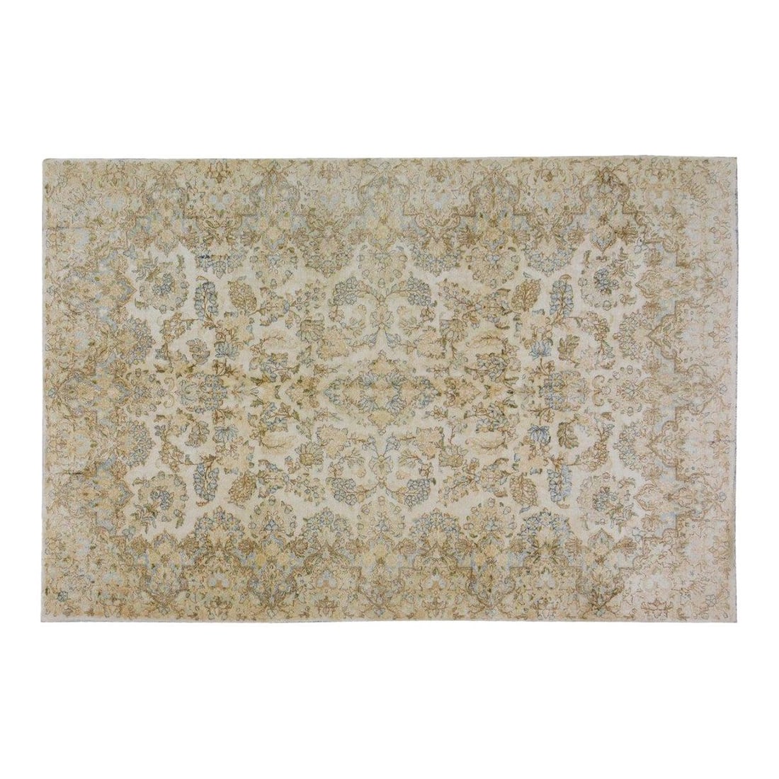 6'2" x 9'2" Turkish Wool Hand-Knotted Vintage Area Rug: 6'2" x 9'2" Turkish Wool Hand-Knotted Vintage Area Rug This vintage Turkish wool rug is hand-knotted using traditional techniques, combining enduring craftsmanship with a modern design sensibility. It