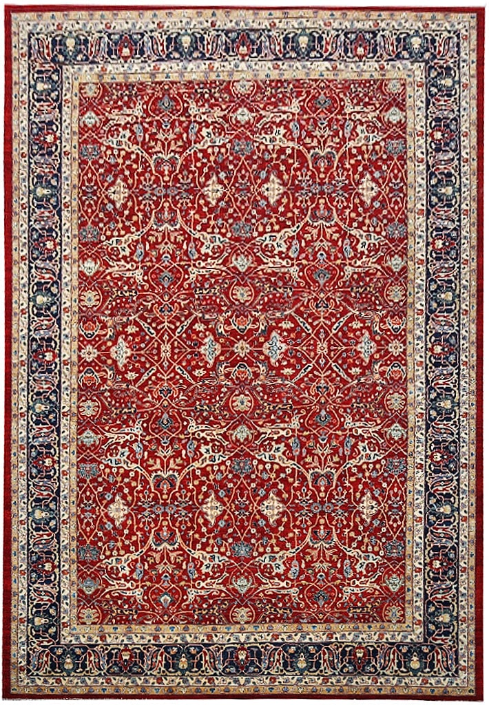 13' x 19' Hand-Knotted Super Kazak Rug in Rich Red and Blue: 13' x 19' Hand-Knotted Super Kazak Rug in Rich Red and Blue Free continental US Shipping Enhance your living space with the luxurious 13' x 19' Red Super Kazak Rug. This exquisite area rug is crafted 