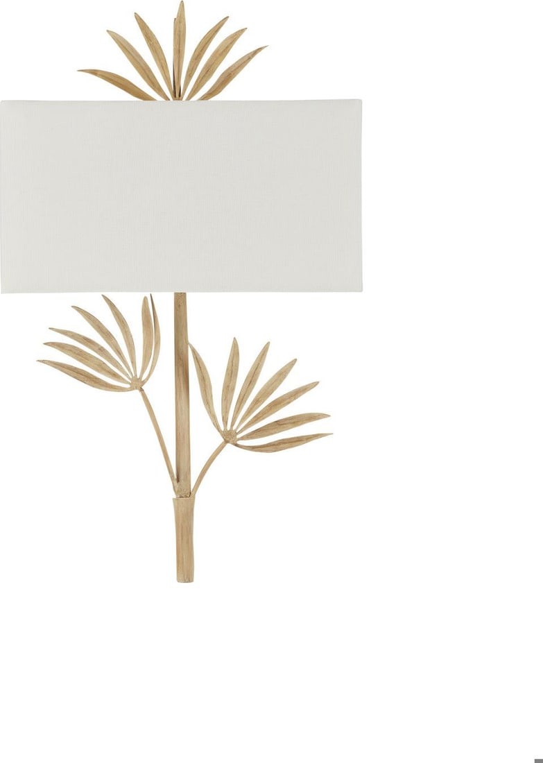 Currey Calliope ADA Compliant Wall Sconce Black White Finish Art Nouveau (1 of 4)