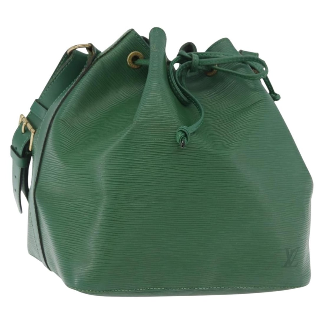 Louis Vuitton M44104 Petit Noe Green Epi Leather Shoulder Bag: Louis Vuitton M44104 Petit Noe Green Epi Leather Shoulder Bag Louis Vuitton Petit Noe shoulder bag in green Epi leather. This women's bag is made in France and features the M44104 product line. The in