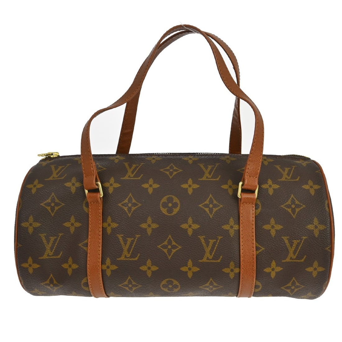 Louis Vuitton Papillon 30 Monogram Canvas Handbag M51365: Louis Vuitton Papillon 30 Monogram Canvas Handbag M51365 Vintage Louis Vuitton Papillon 30 handbag in brown Monogram canvas with leather double handles and a zip closure. This women's medium handbag s
