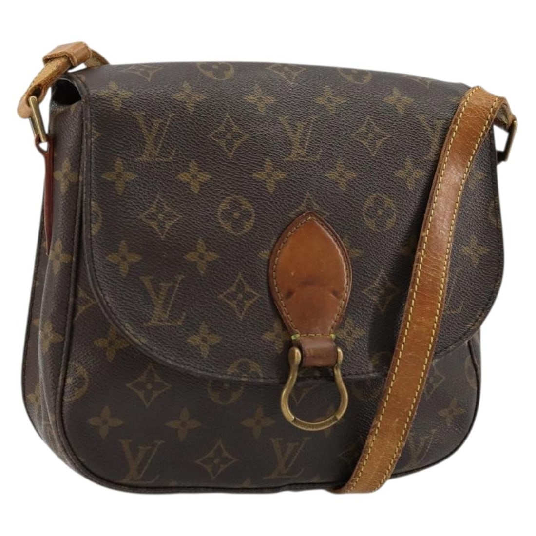 Louis Vuitton Saint Cloud GM monogram canvas shoulder bag M51242: Louis Vuitton Saint Cloud GM monogram canvas shoulder bag M51242 This Louis Vuitton Monogram Saint Cloud GM Shoulder Bag (model M51242) is crafted from signature monogram canvas and features an adjust