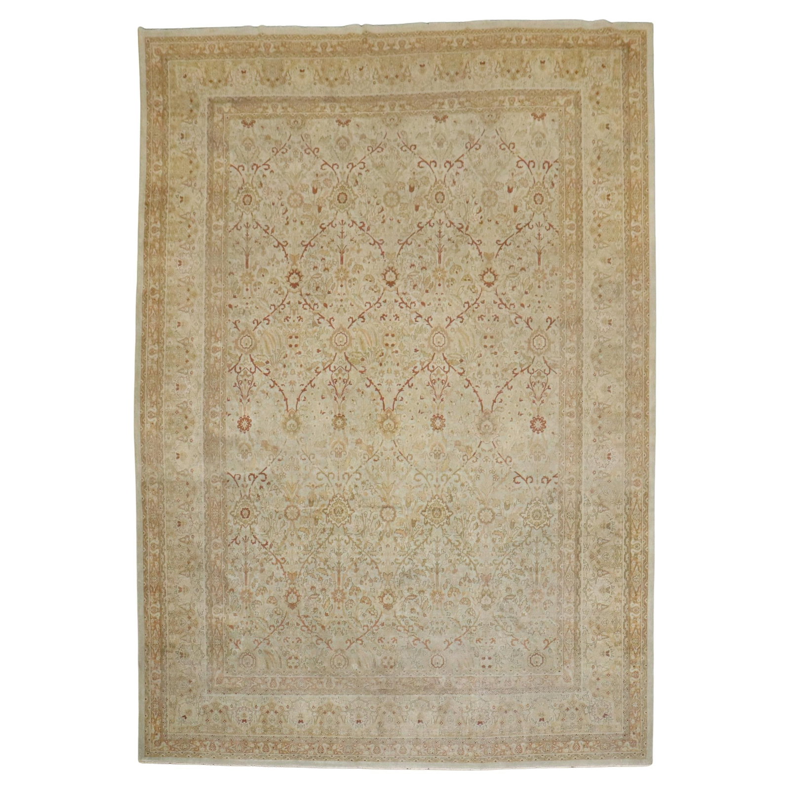 Early 20th Century Turkish Sivas Hand-Woven Wool Room Size Rug (1 of 9)